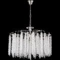 Lustra ar ķēdi 7xE14/60W/230V d. 54 cm spīdīgi hromēts
