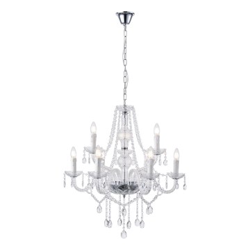 Lustra ar ķēdi 9xE14/15W/230V