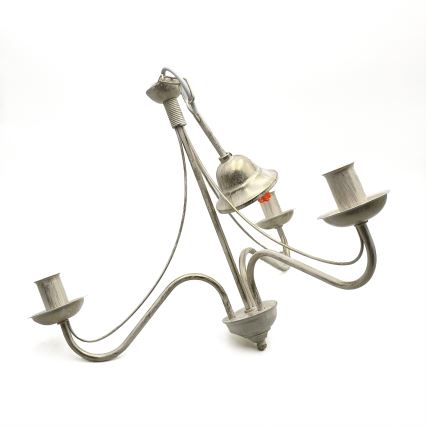 Lustra ar ķēdi ANTON 3xE14/60W/230V, balta patīna