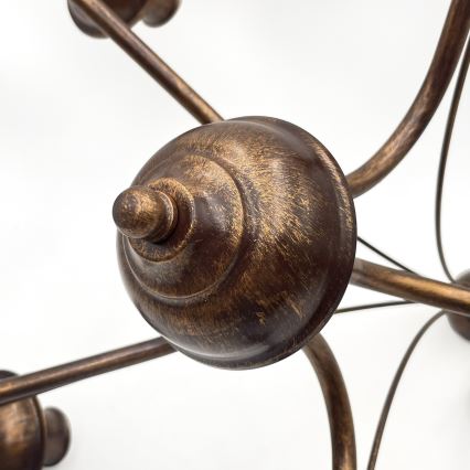 Lustra ar ķēdi ANTON 5xE14/15W/230V bronzas krāsā