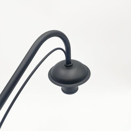 Lustra ar ķēdi ANTON 8xE14/60W/230V melna