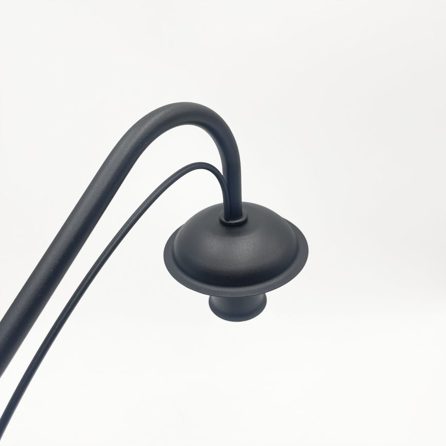 Lustra ar ķēdi ANTON 8xE14/60W/230V melna