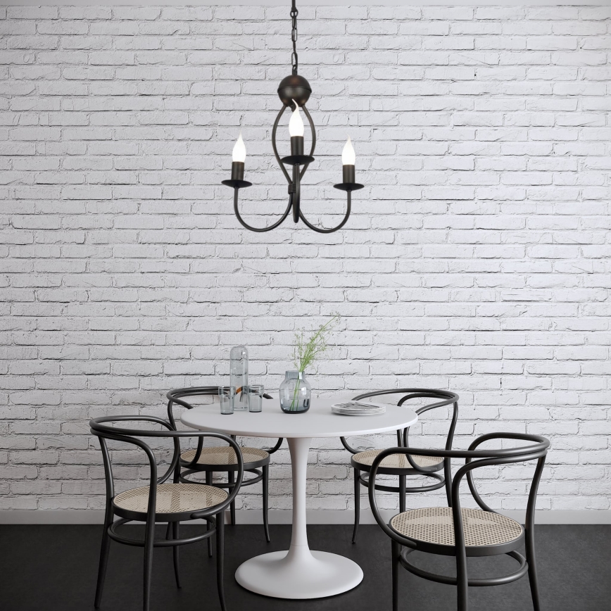 Lustra ar ķēdi ARTHUR 3xE14/40W/230V
