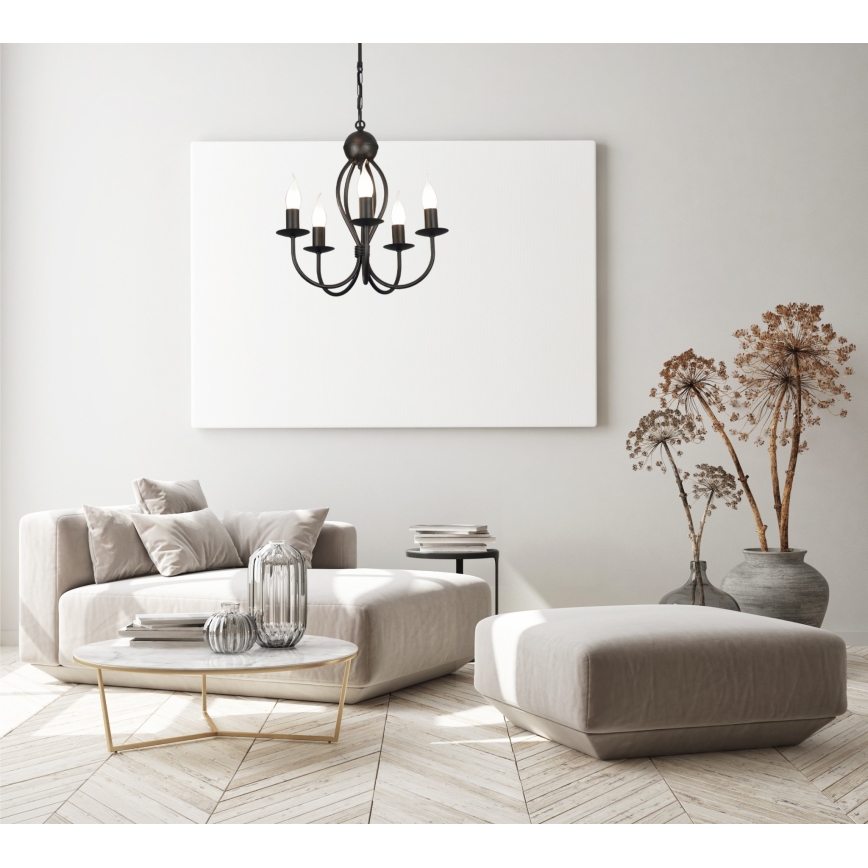 Lustra ar ķēdi ARTHUR 5xE14/40W/230V