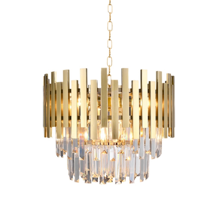 Lustra ar ķēdi ASPEN GOLD 6xE14/40W/230V
