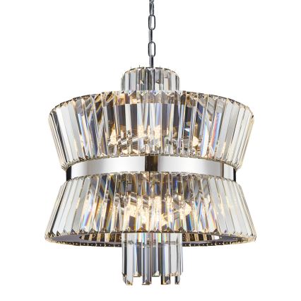 Lustra ar ķēdi AURELIA 12xE14/40W/230V matēts hroms