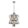 Lustra ar ķēdi AURELIA 8xE14/40W/230V matēts hroms