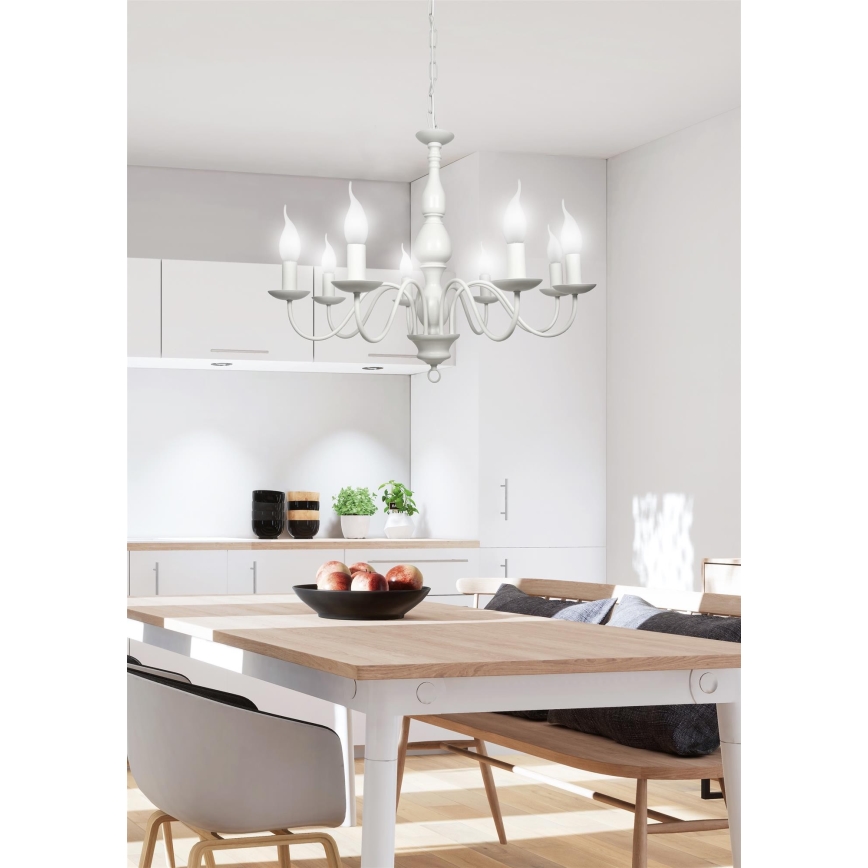 Lustra ar ķēdi BELLAGIO 8xE14/40W/230V