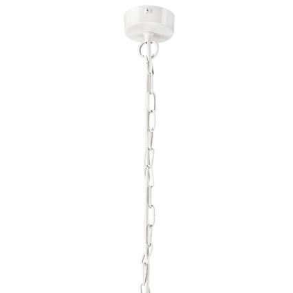 Lustra ar ķēdi CEDRIC II 4xE27/60W/230V balta