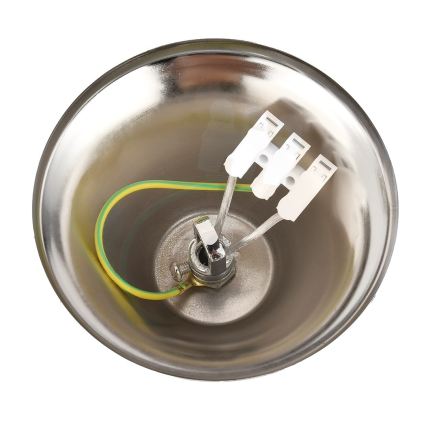 Lustra ar ķēdi CRISTAL 5xE14/10W/230V melna/matēts hroms