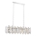 Lustra ar ķēdi CRYSTALLINE 13xE14/40W/230V spīdīgs hroms