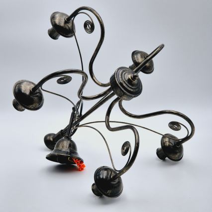 Lustra ar ķēdi DONATO 5xE14/40W/230V