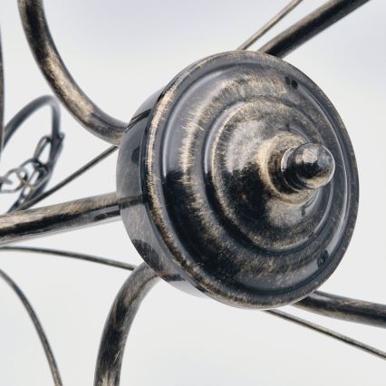 Lustra ar ķēdi DONATO 5xE14/40W/230V