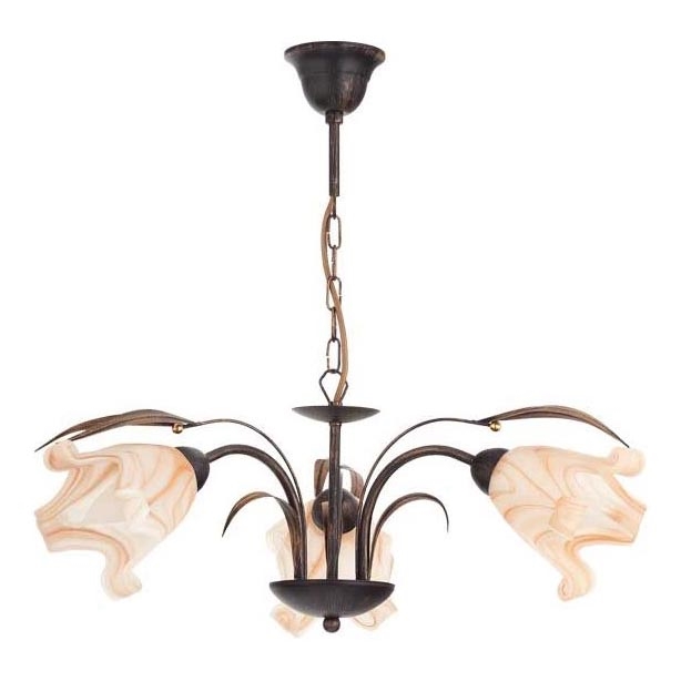 Lustra ar ķēdi DUCATTI 3xE14/10W/230V bronza
