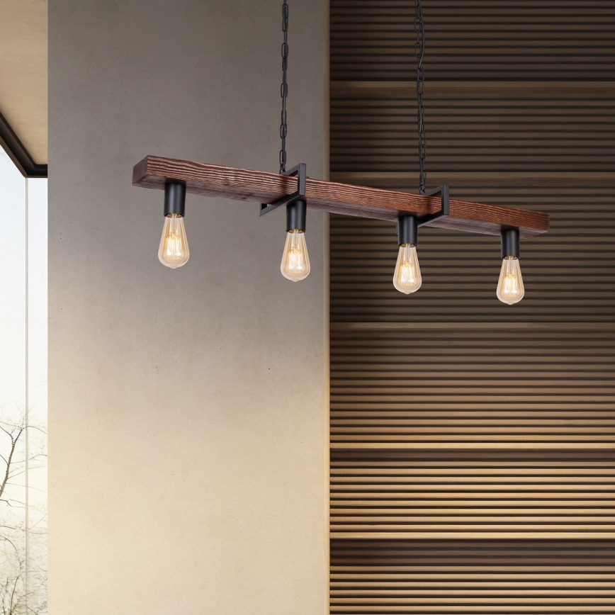 Lustra ar ķēdi HARD 4xE27/60W/230V