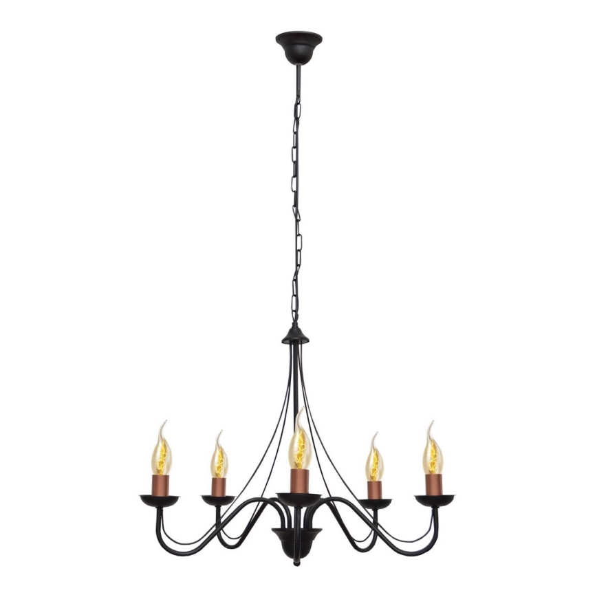 Lustra ar ķēdi MALBO 5xE14/60W/230V
