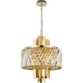 Lustra ar ķēdi MARGOT 6xE14/40W/230V d. 43 cm zelta