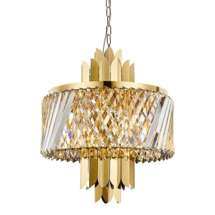 Lustra ar ķēdi MARGOT 6xE14/40W/230V d. 43 cm zelta