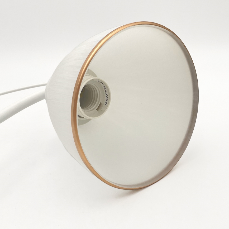 Lustra ar ķēdi RETRO 2xE27/60W/230V matēts balts