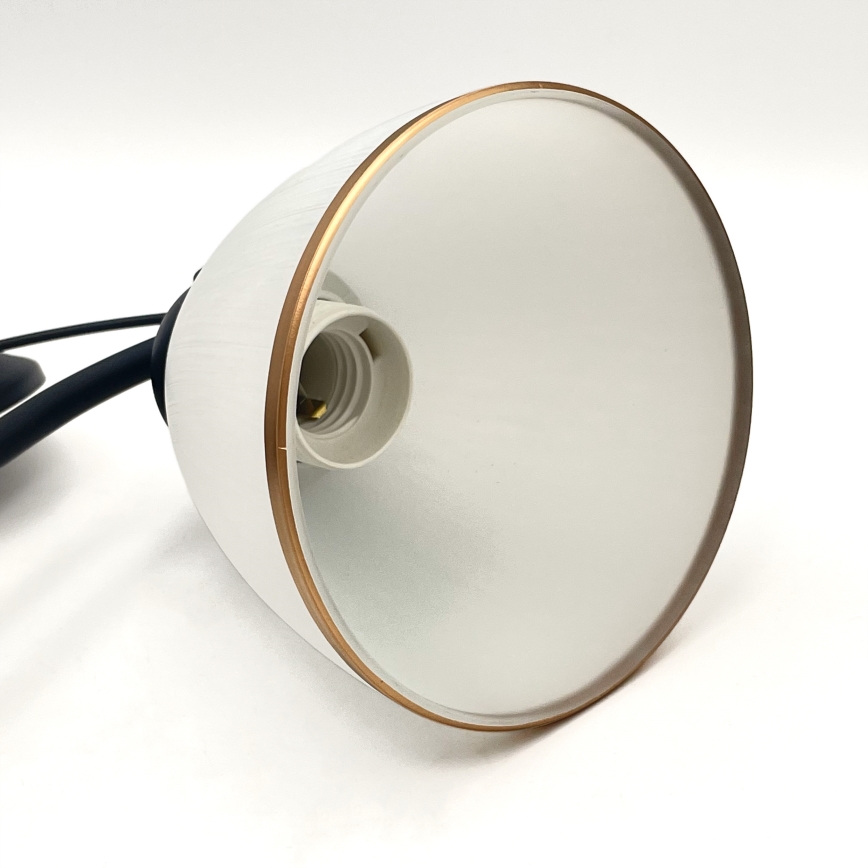 Lustra ar ķēdi RETRO 2xE27/60W/230V matēts melna