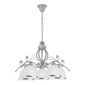 Lustra ar ķēdi RETRO II 5xE27/60W/230V sudraba