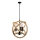 Lustra ar ķēdi ROPE GLOBO 3xE14/10W/230V