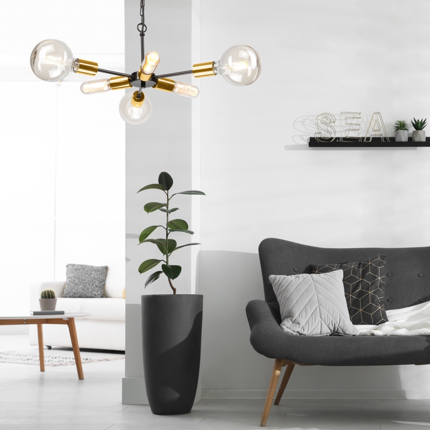 Lustra ar ķēdi STARLA 6xE27/60W/230V
