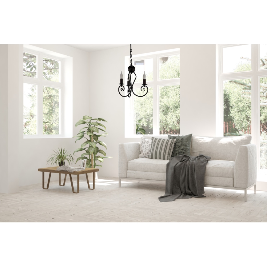 Lustra ar ķēdi VINCENT 3xE14/40W/230V