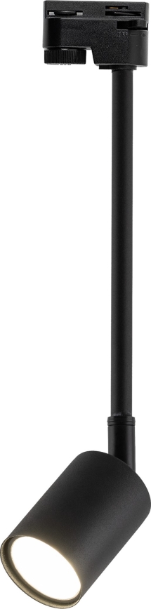 Lustra ar stieni 1 fāzes sliežu sistēmai TOP 1xGU10/10W/230V melna