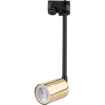 Lustra ar stieni 1 fāzes sliežu sistēmai TOP 1xGU10/10W/230V zelta/melna