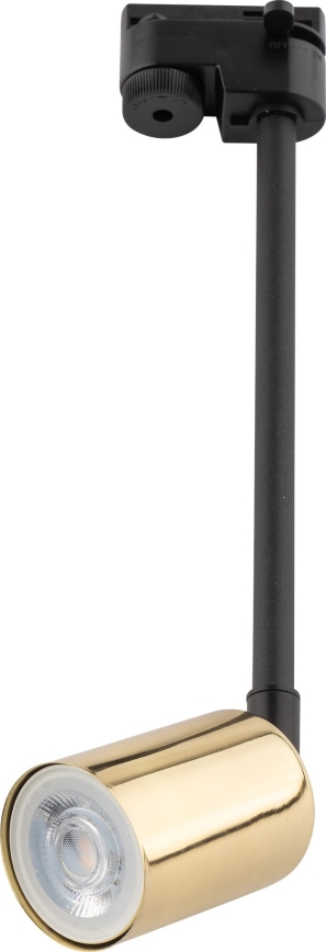 Lustra ar stieni 1 fāzes sliežu sistēmai TOP 1xGU10/10W/230V zelta/melna