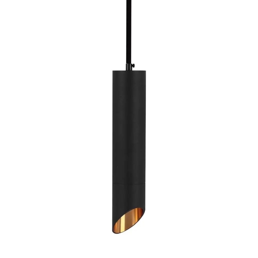 Lustra ar stieni 1xGU10/35W/230V 20 cm melna