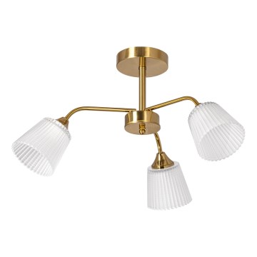 Lustra ar stieni 3xE14/60W/230V zelta