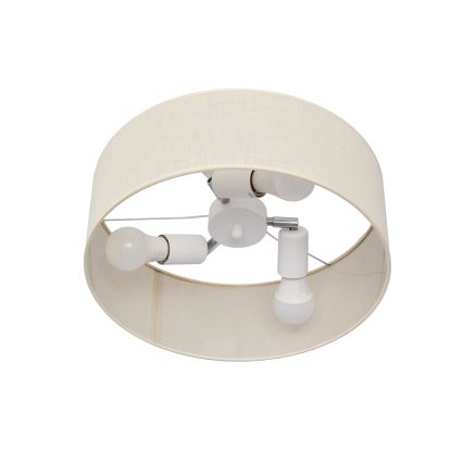 Lustra ar stieni ALBA 3xE27/15W/230V krēmkrāsa