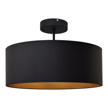 Lustra ar stieni ALBA 3xE27/15W/230V melna/zelta