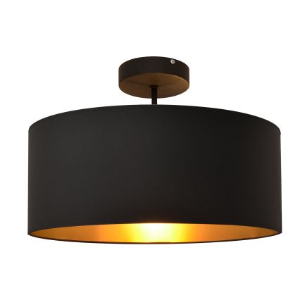 Lustra ar stieni ALBA 3xE27/15W/230V melna/zelta