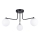 Lustra ar stieni ASTRAL 3xG9/8W/230V melna