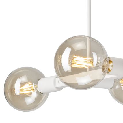 Lustra ar stieni ASTRID 4xE27/60W/230V balta