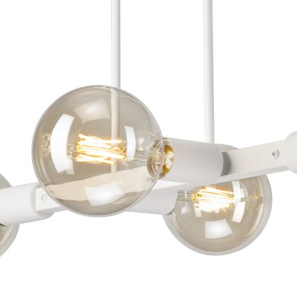 Lustra ar stieni ASTRID 4xE27/60W/230V balta