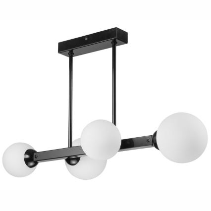 Lustra ar stieni ASTRO 4xG9/5W/230V melna
