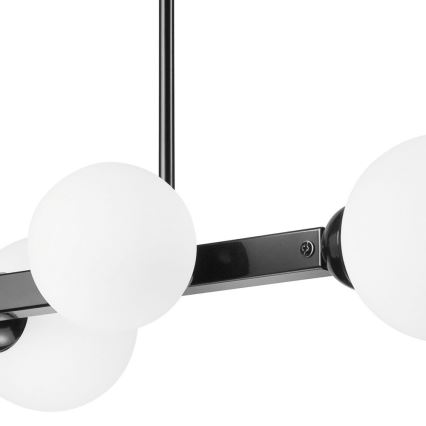 Lustra ar stieni ASTRO 4xG9/5W/230V melna