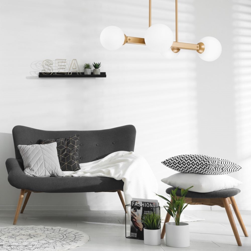 Lustra ar stieni ASTRO 4xG9/5W/230V zelta