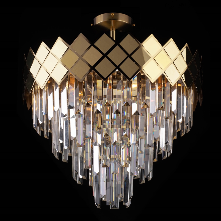 Lustra ar stieni CARISMA 9xE14/40W/230V zelta