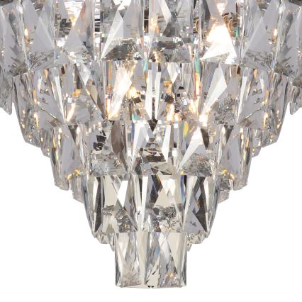 Lustra ar stieni CHELSEA 6xE14/40W/230V d. 50 cm spīdīgi hromēts
