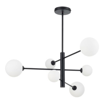 Lustra ar stieni DORADO 6xG9/40W/230V melna