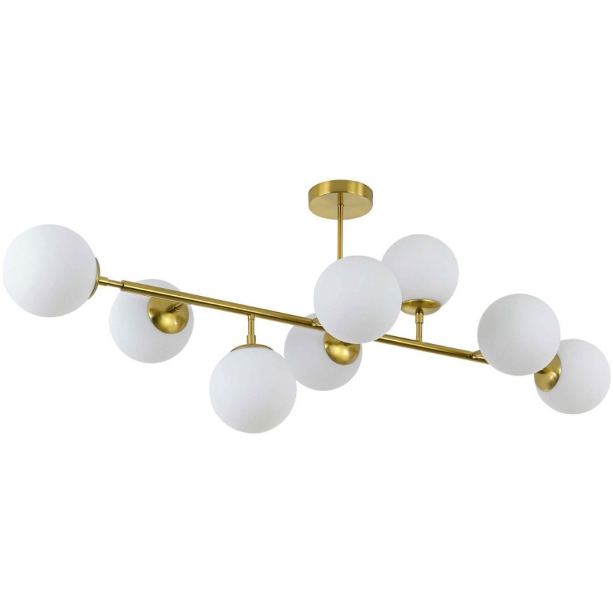 Lustra ar stieni DORADO 8xE14/40W/230V zelta