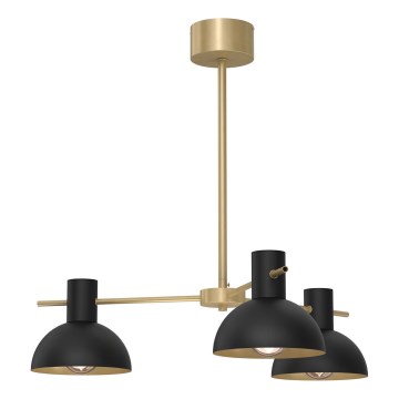 Lustra ar stieni ESTATE MINI 3xE27/15W/230V melna