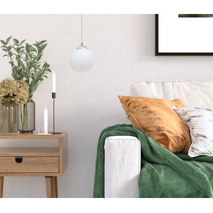 Lustra ar stieni FIRA 1xE27/60W/230V zelta