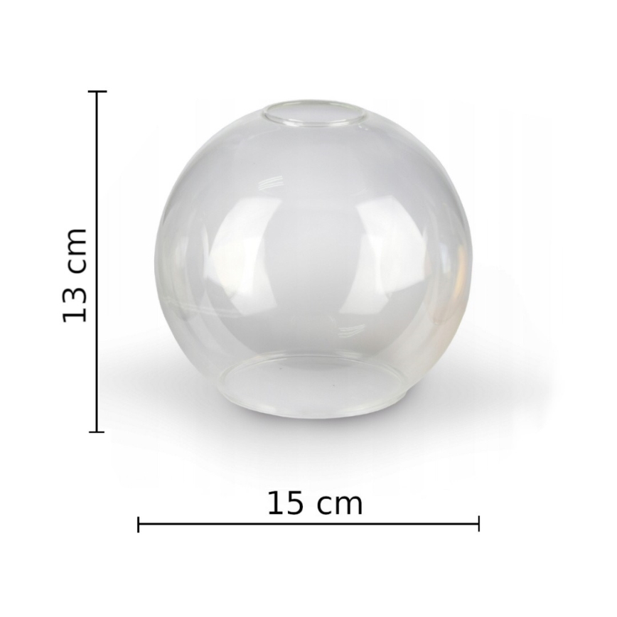 Lustra ar stieni FLEX 3xE27/60W/230V melna/dūmakains melna/dūmakains bēša/caurspīdīga