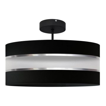 Lustra ar stieni HELEN 3xE27/15W/230V melna/spīdīga hroma